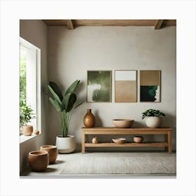 Modern Living Room 71 Canvas Print