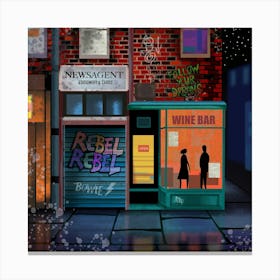 Street Scene Canvas Print