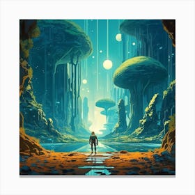 Dragonextinction An Interactive Scene From The Sci Fi Game No M F827520f 9b3d 414e Bc8d 1d40c3841ab7 Canvas Print