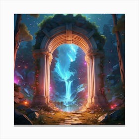 Gate Of The Forest Canvas Print