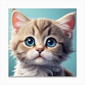 cute cat 3 Canvas Print