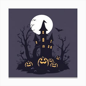 Halloween Pumpkins Canvas Print