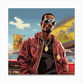 Grand Theft Auto Canvas Print