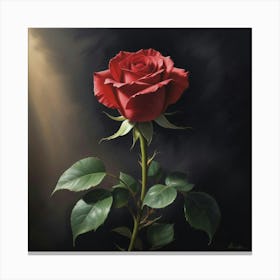 Red Rose 10 Canvas Print