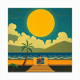 'The Beach' Canvas Print