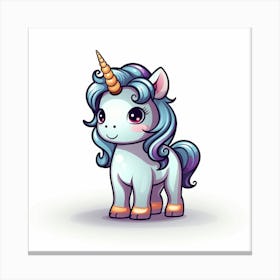 Cute Unicorn 738 Canvas Print