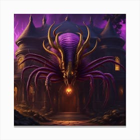 Demon Castle Canvas Print