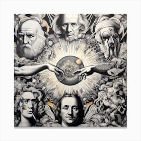 'The Creation Of Man' Canvas Print