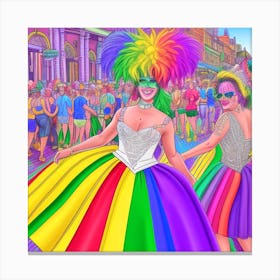 Lgbt Pride Parade 1 Canvas Print