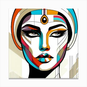 Cleopatra Portrait Artwork 99 Canvas Print