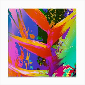 Tropical States Square Canvas Print