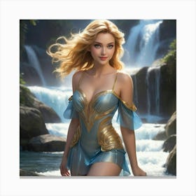 Mermaid Princess Canvas Print