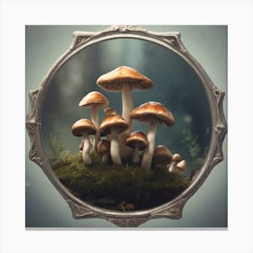 Mushroom Forest 9 Canvas Print