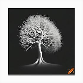 Glowing Tree Canvas Print