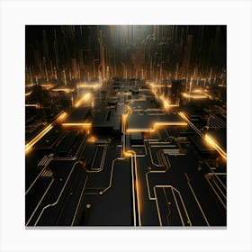 Circuit Board 2 Canvas Print