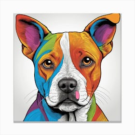 Pawfect Line Canvas Print