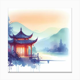 Chinese Pagoda 11 Canvas Print