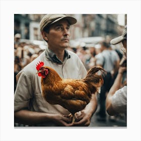 Rooster 3 Canvas Print