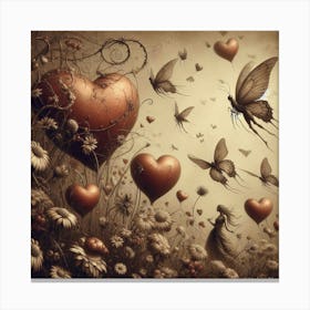 Heart Of Gold 1 Canvas Print