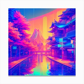 Neo-Noir Art Canvas Print