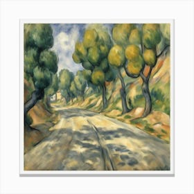 Road To The Countryside Canvas Print