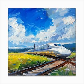 Bullet Train 5 Canvas Print