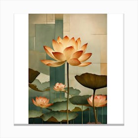 Lotus Flower Canvas Print