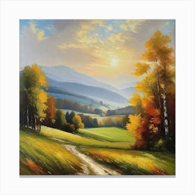 Autumn Landscape 13 Canvas Print