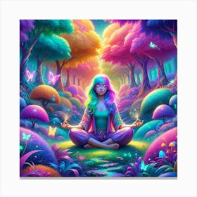 Meditate Canvas Print