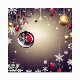 Christmas Background 12 Canvas Print