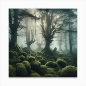 Mossy Forest 9 Canvas Print