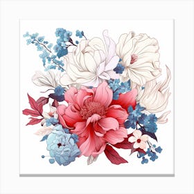 Floral Bouquet 3 Canvas Print