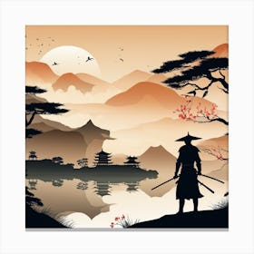 Asian Landscape Canvas Print