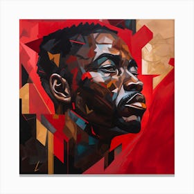 Portrait Of A Black Man 1 Canvas Print