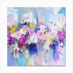 Abstract Flower Painting 16 Canvas Print