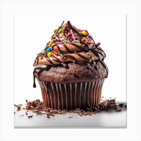 Choc Cupcake 2 Canvas Print