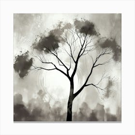 Smoky tree Canvas Print