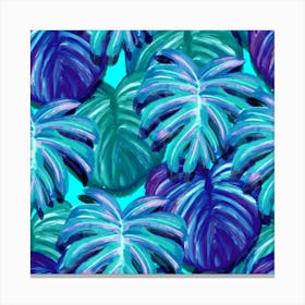 Leaves Tropical Palma Jungle Canvas Print