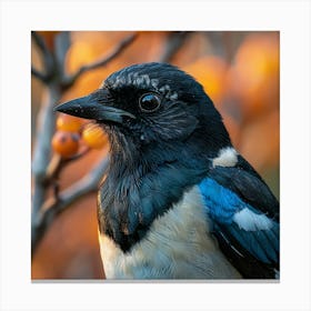 Bird, Autumn, Autumn Canvas Print