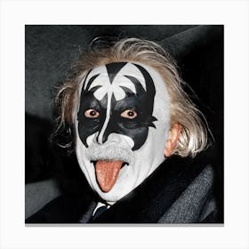 Rocker Einstein Canvas Print