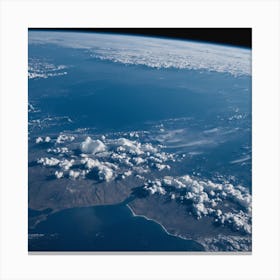 Earth From Space Canvas Print