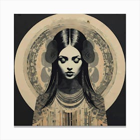 Spirit Woman Deep Meditation Canvas Print