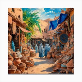 Marrakech Market 1 Canvas Print