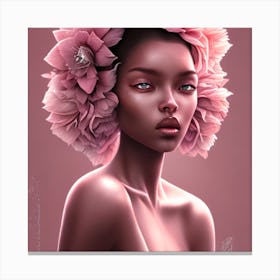 Flower Girl Canvas Print