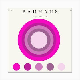 Bauhaus Exhibition 4 Canvas Print