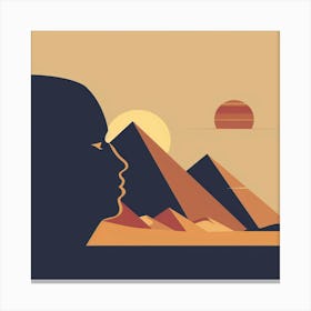 Egyptian Sunset Canvas Print