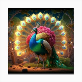 Peacock Canvas Print