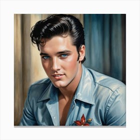 Eternal Rock 'n' Roll Icon Elvis Presley Legend Canvas Print