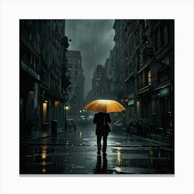 Leonardo Lightning Raining Art Print 3 1 Canvas Print