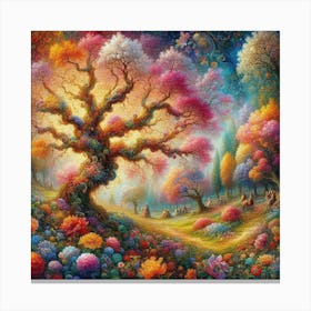 Fantasy trees Canvas Print